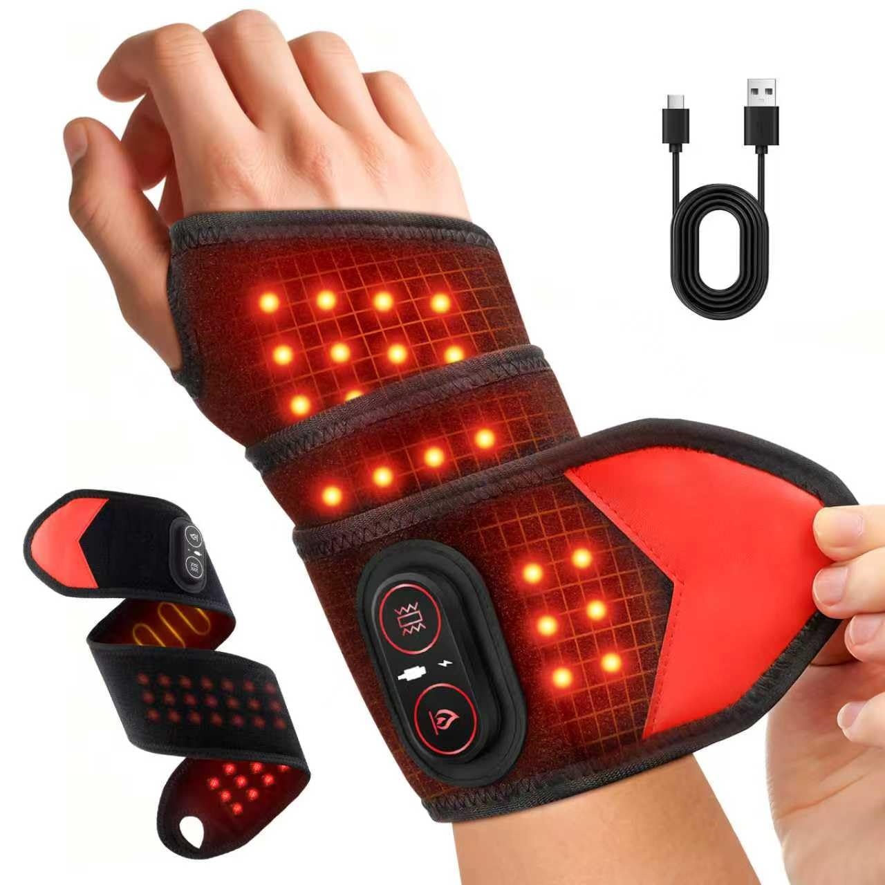 Ankle Brace - Портативный браслет для светотерапии с красным