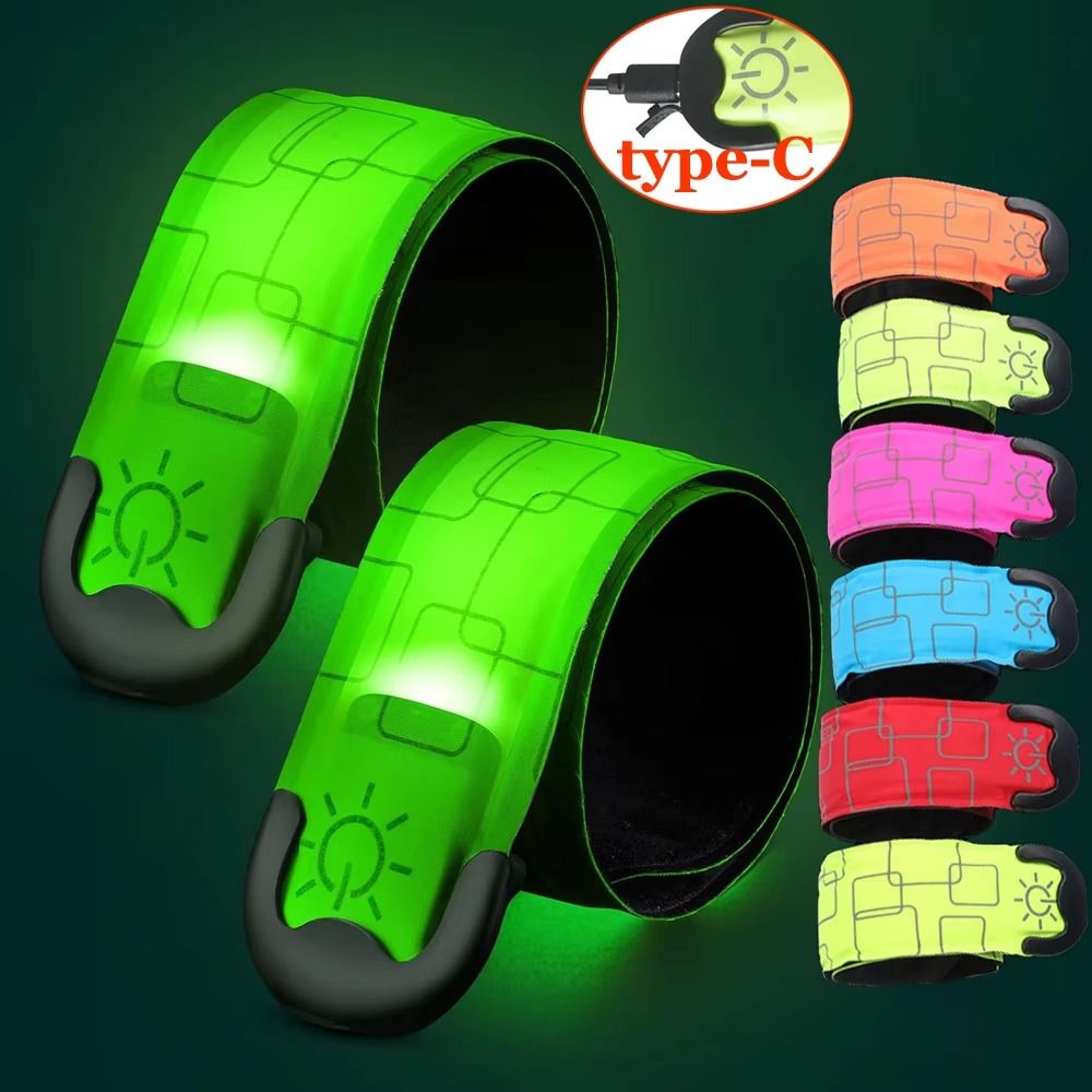 Running Visibility Gear - Наручный светоотражатель для ночного бега, работающий