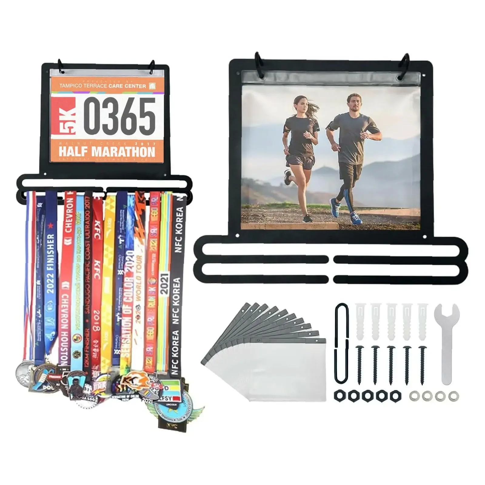 Race Bib - Держатель для медалей и номеров бегунов,