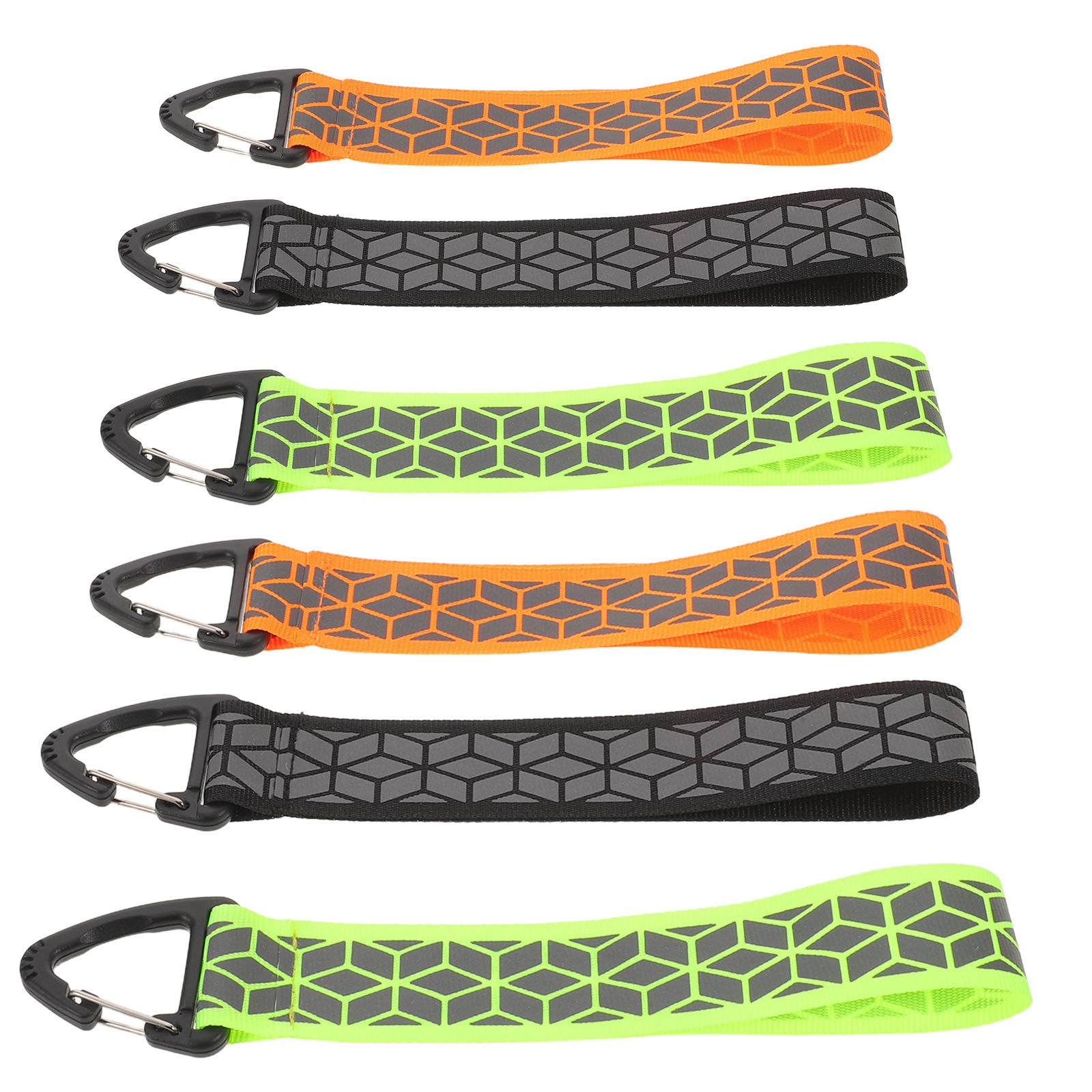 Running Visibility Gear - 6 шт. светоотражающих полосок, брелоки для