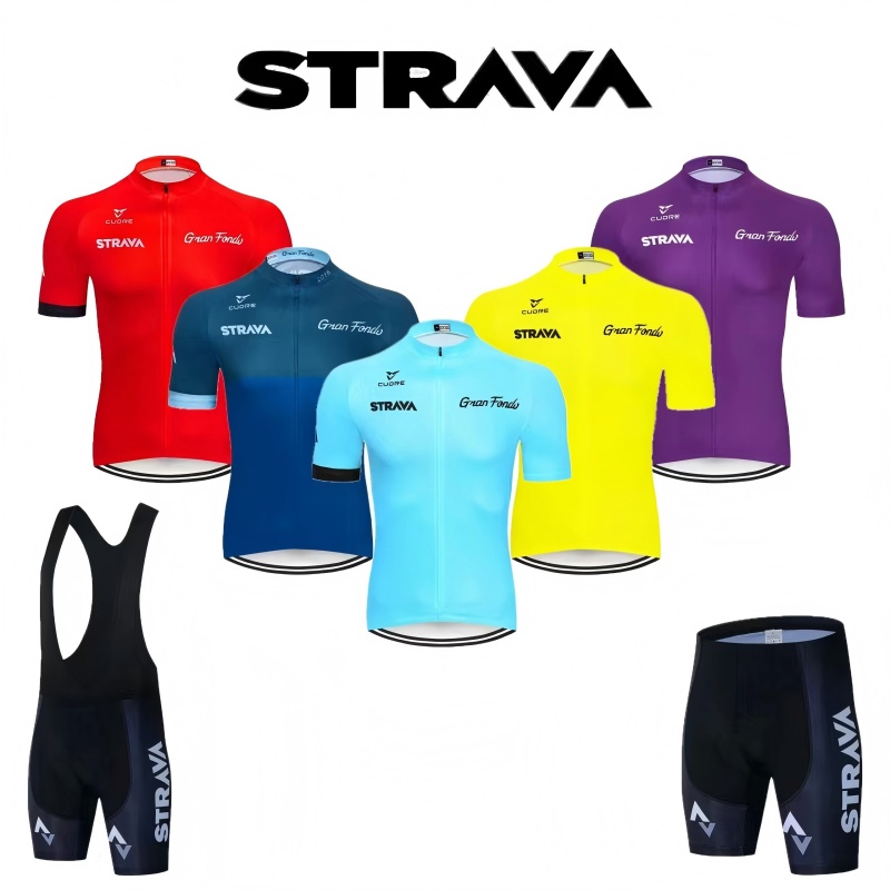 Race Bib - Комплект велосипедной формы Strava: летняя велосипедная