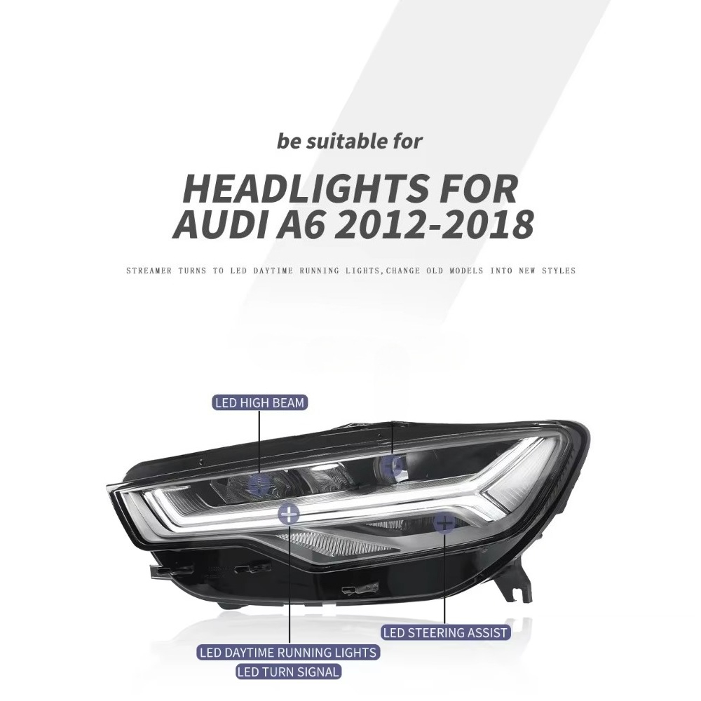 Running Headlamp - Фары для Audi A6 C7 A6L