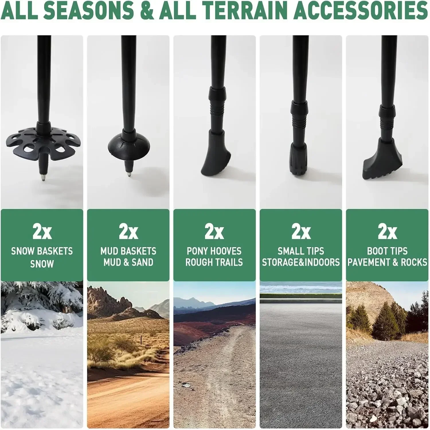 Набор из 2 легких складных тре – обзор и цена Trekking Pole Carbon