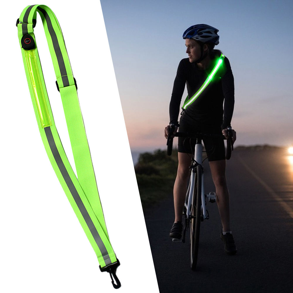 Светоотражающий пояс для велос – обзор и цена Running Visibility Gear