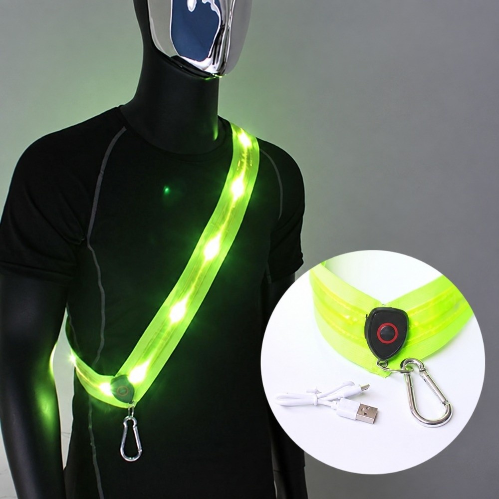 Светоотражающий пояс для бега  – обзор и цена Running Visibility Gear